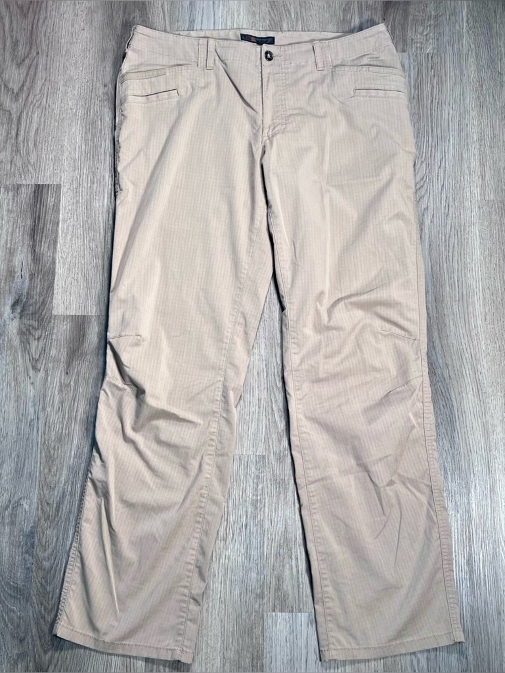 5.11 Tactical Pants Khaki Chino Work Ridgeline Pocket 74411 Mens 38x32 Actual